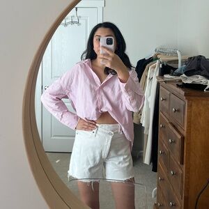 AGOLDE CRISS CROSS SHORTS